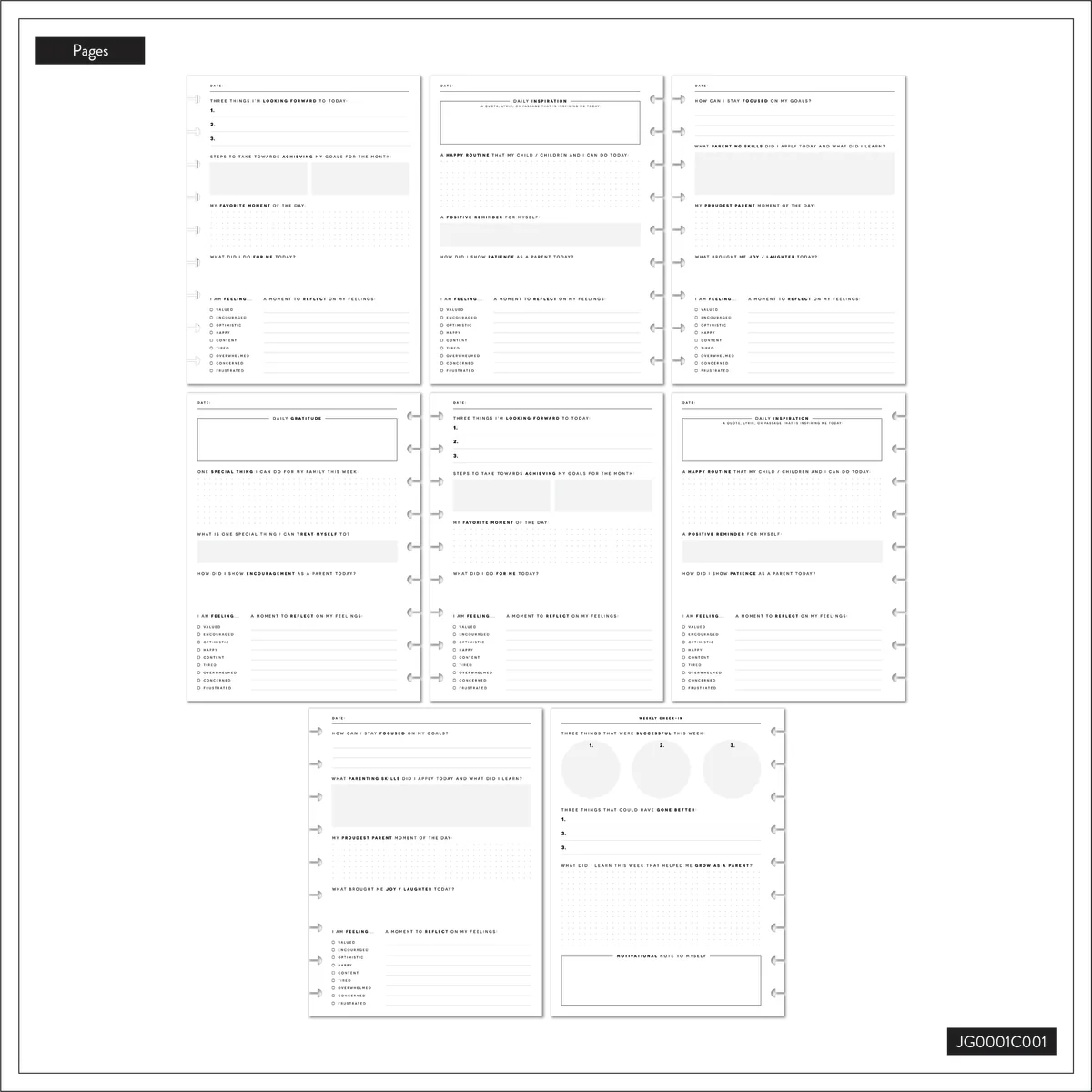 Enjoy the Moment Parenting - Classic Guided Parenting Journal - 80 Sheets - Image 22