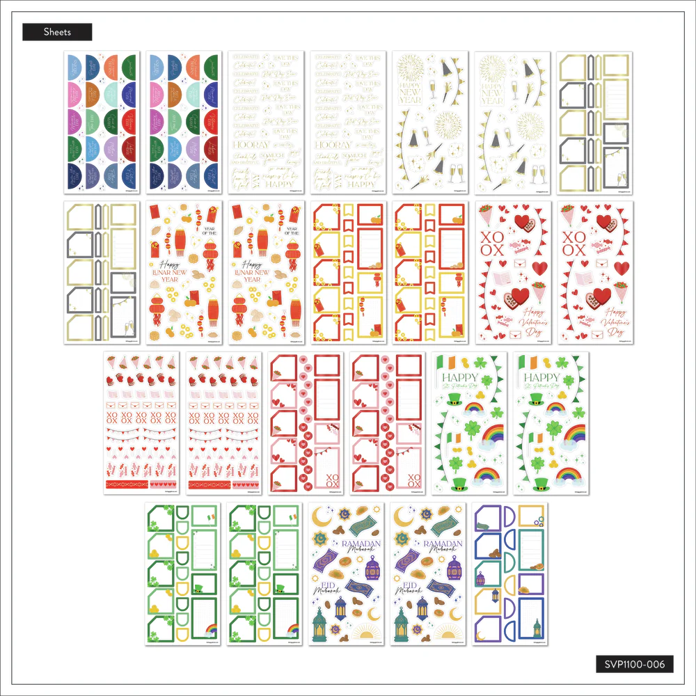 Essential Holidays - Mega Value Pack Stickers - 100 Sheets - Image 7