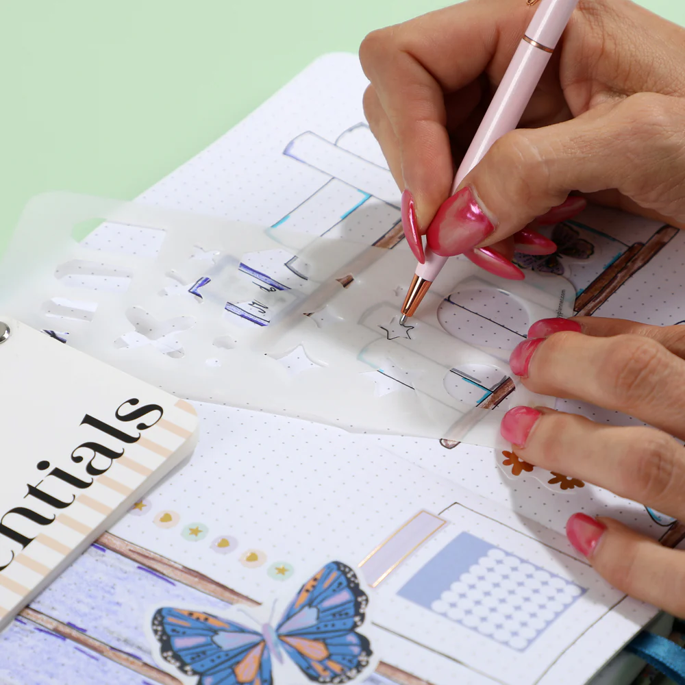 Essentials - Stencil Fan Book - 5 Sheets - Image 2