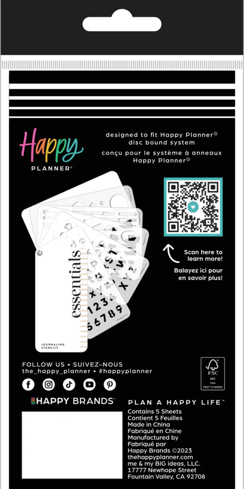 Essentials - Stencil Fan Book - 5 Sheets - Image 7