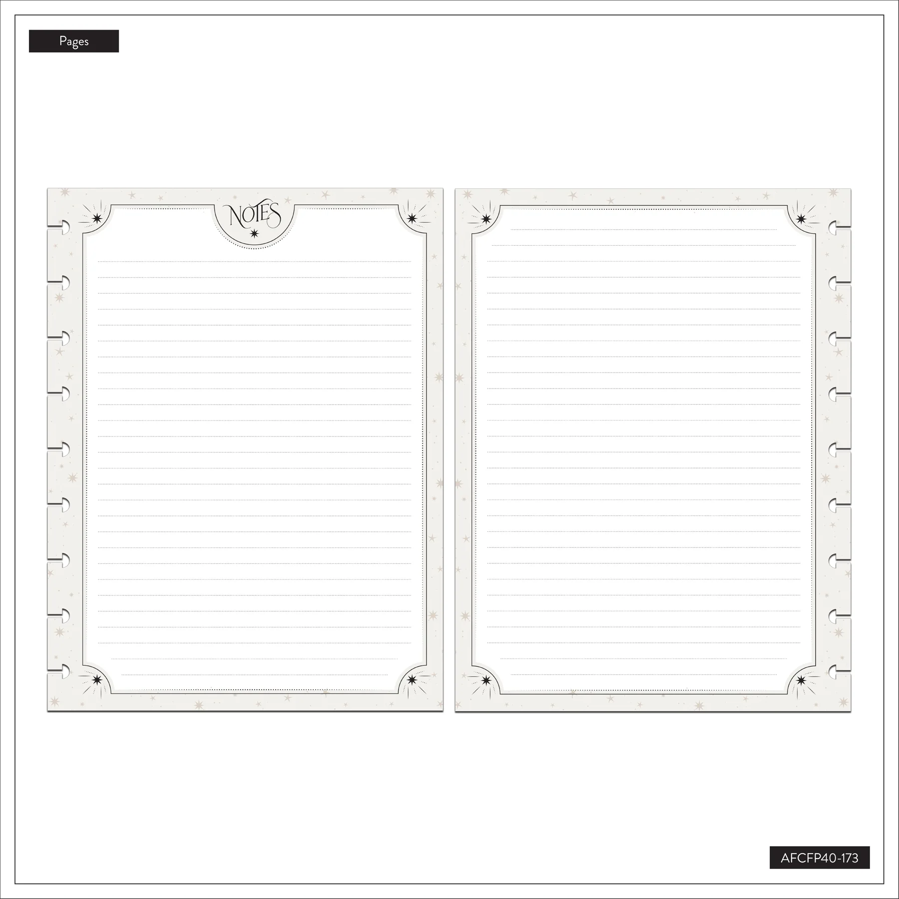 Eternal Stars - Dotted Lined Classic Filler Paper - 40 Sheets - Image 11