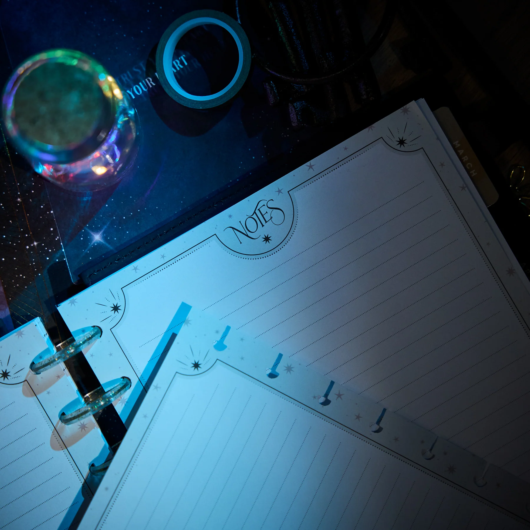 Eternal Stars - Dotted Lined Classic Filler Paper - 40 Sheets - Image 5