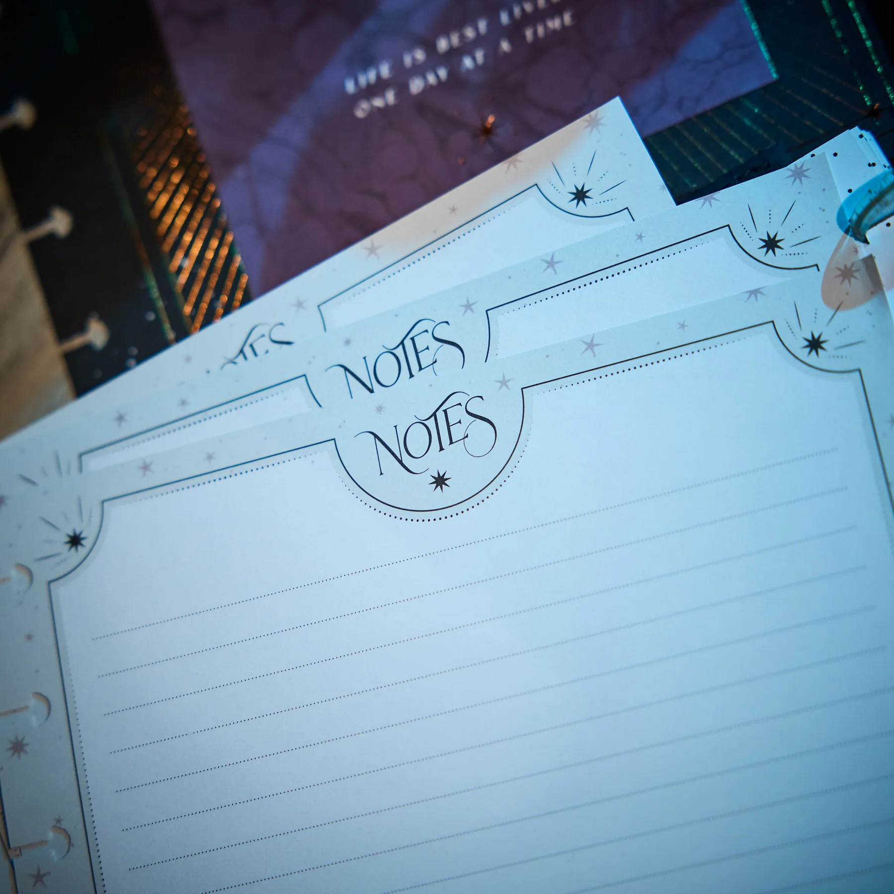 Eternal Stars - Dotted Lined Classic Filler Paper - 40 Sheets - Image 6