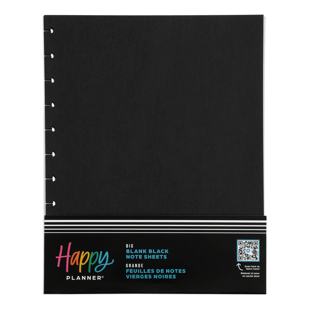 Everyday Essentials - Black Big Filler Paper - 24 Sheets - Image 4