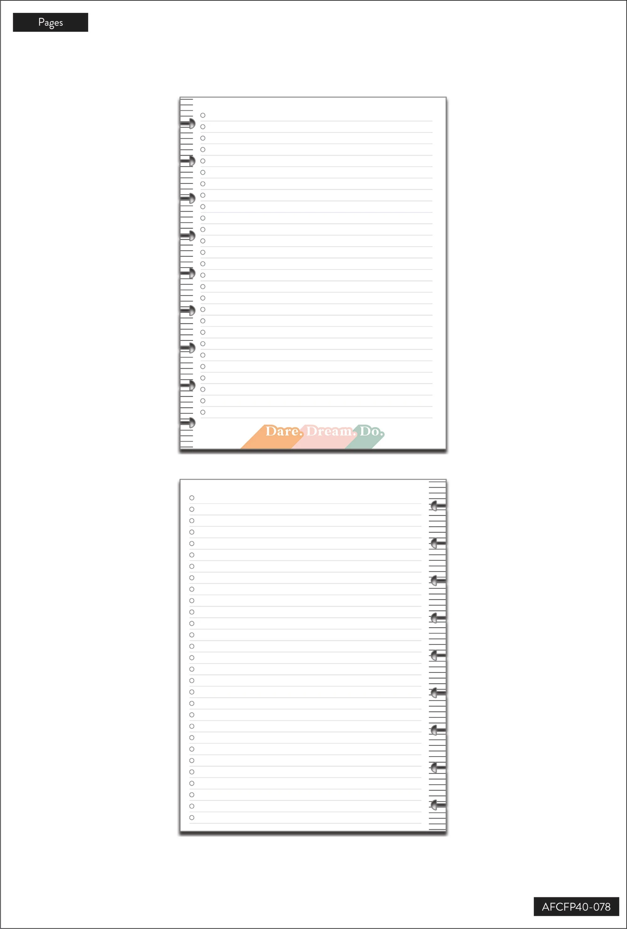 Everyday Checklist Classic Filler Paper - 40 Sheets - Image 4