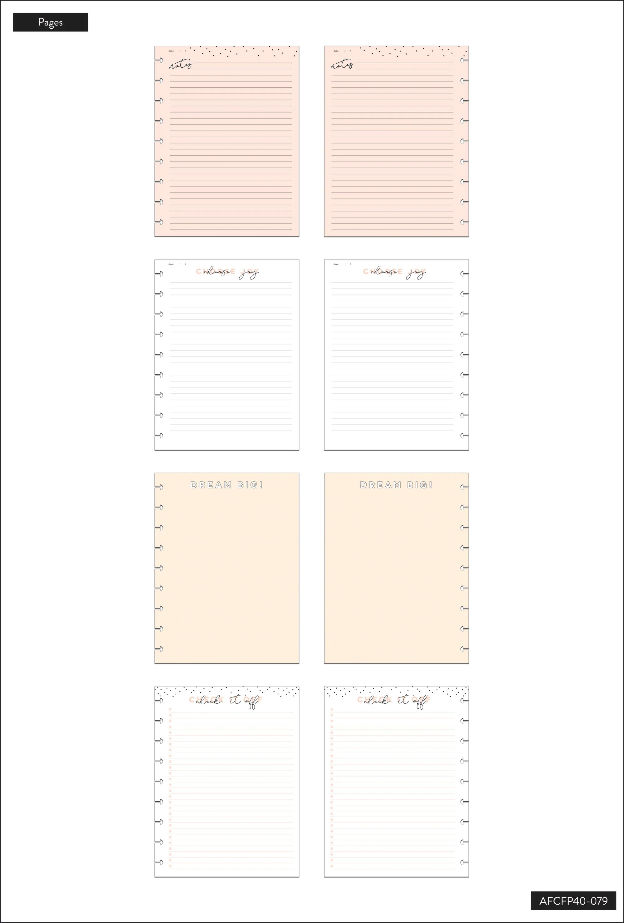 Everyday Essentials Neutrals Classic Filler Paper - 40 Sheets - Image 4