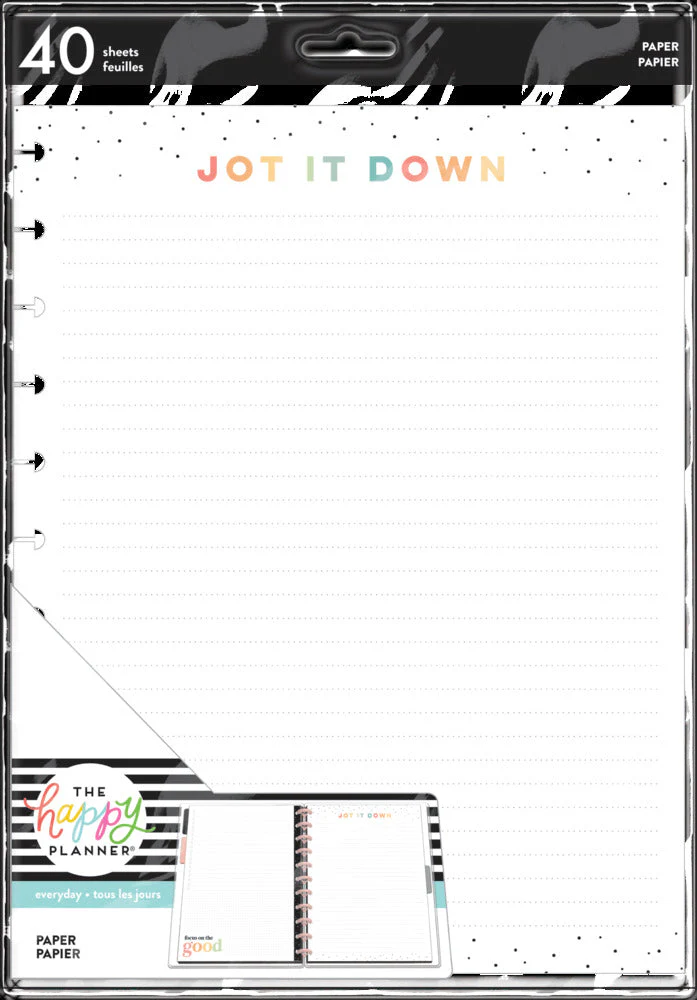 Everyday Jot it Down Big Filler Paper - 40 Sheets - Image 3