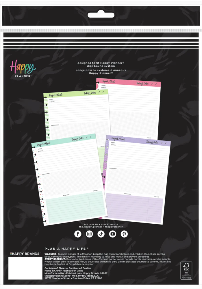 Everyday Project - Dashboard Big Filler Paper - 40 Sheets - Image 3