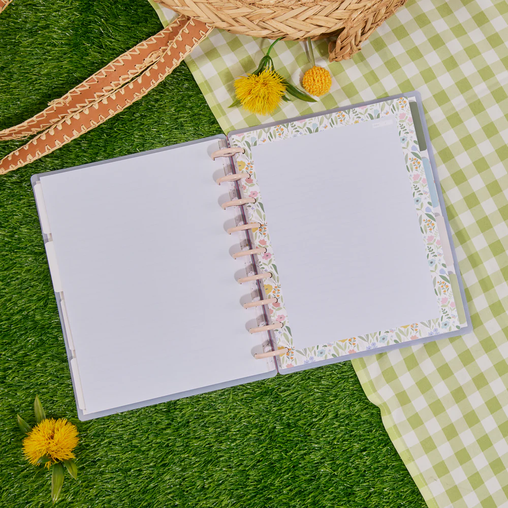 Everyday Sorbet Floral - Grid + Dotted Lined + Dot Grid Classic Filler Paper - 40 Sheets - Image 3