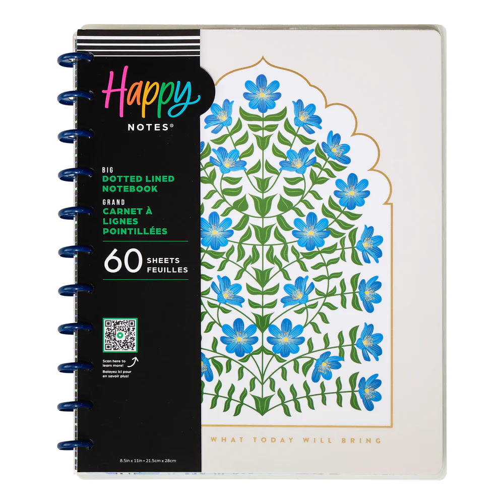 Exotic Borders - Dotted Lined Big Notebook - 60 Sheets - Image 7