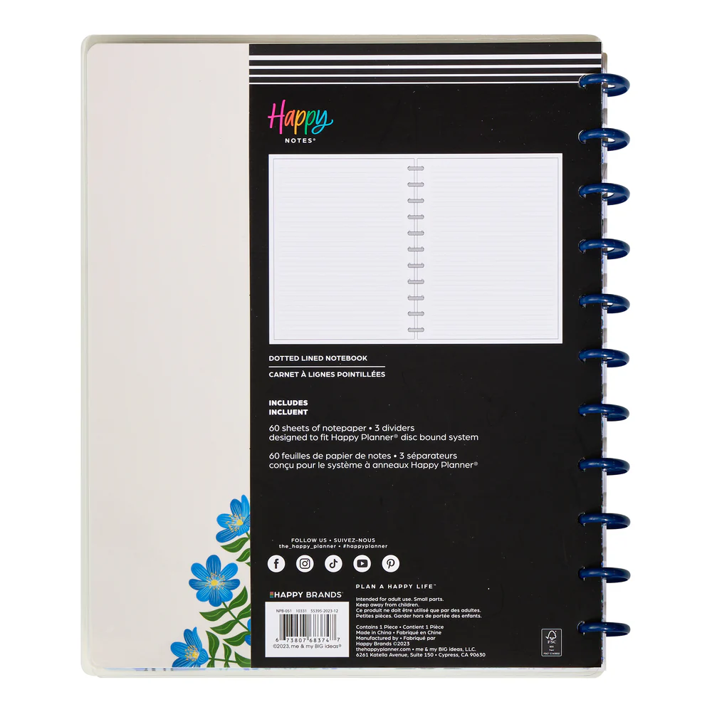 Exotic Borders - Dotted Lined Big Notebook - 60 Sheets - Image 8