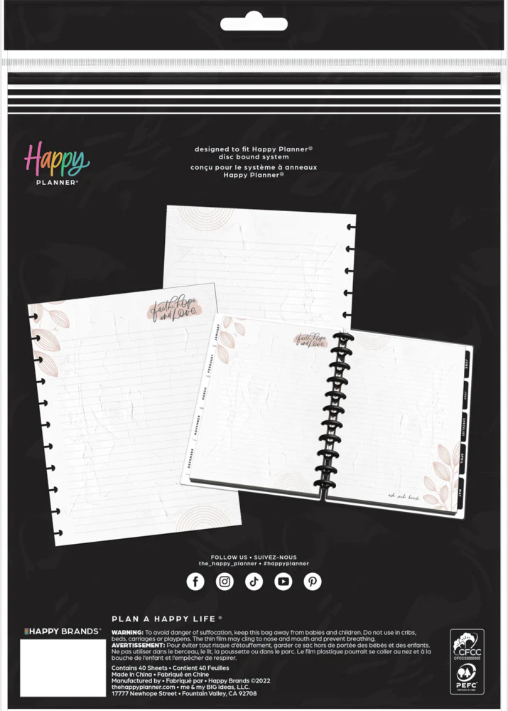Faith Mood - Dotted Lined Big Filler Paper - 40 Sheets - Image 5