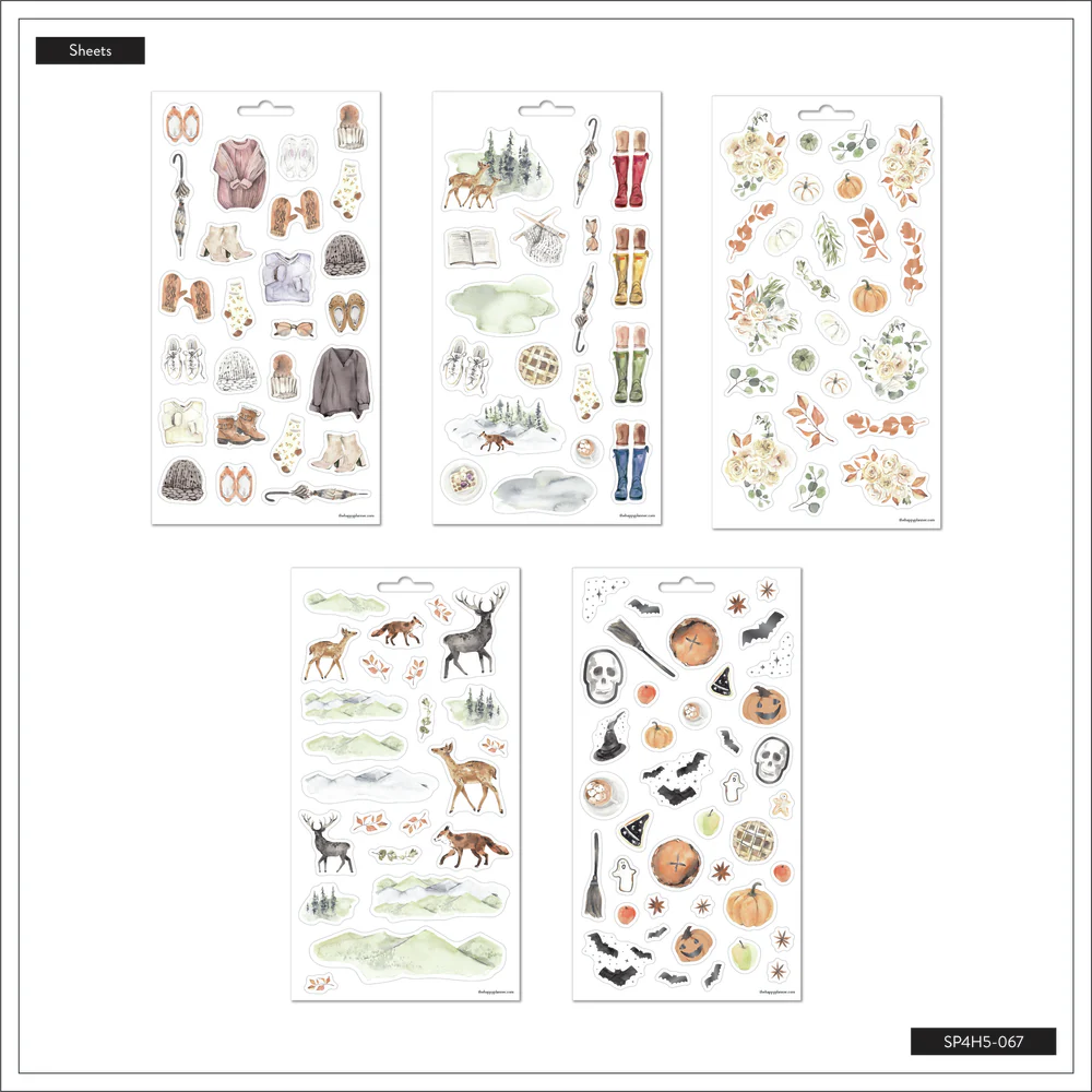 Fall Harvest - 5 Sticker Sheets - Image 6