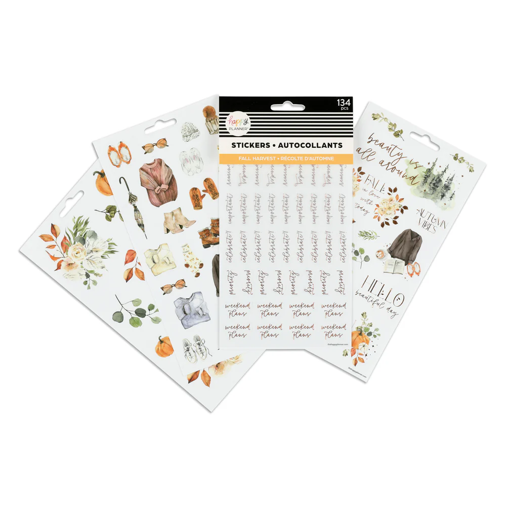 Fall Harvest Stickers - 5 Sheets - Image 2