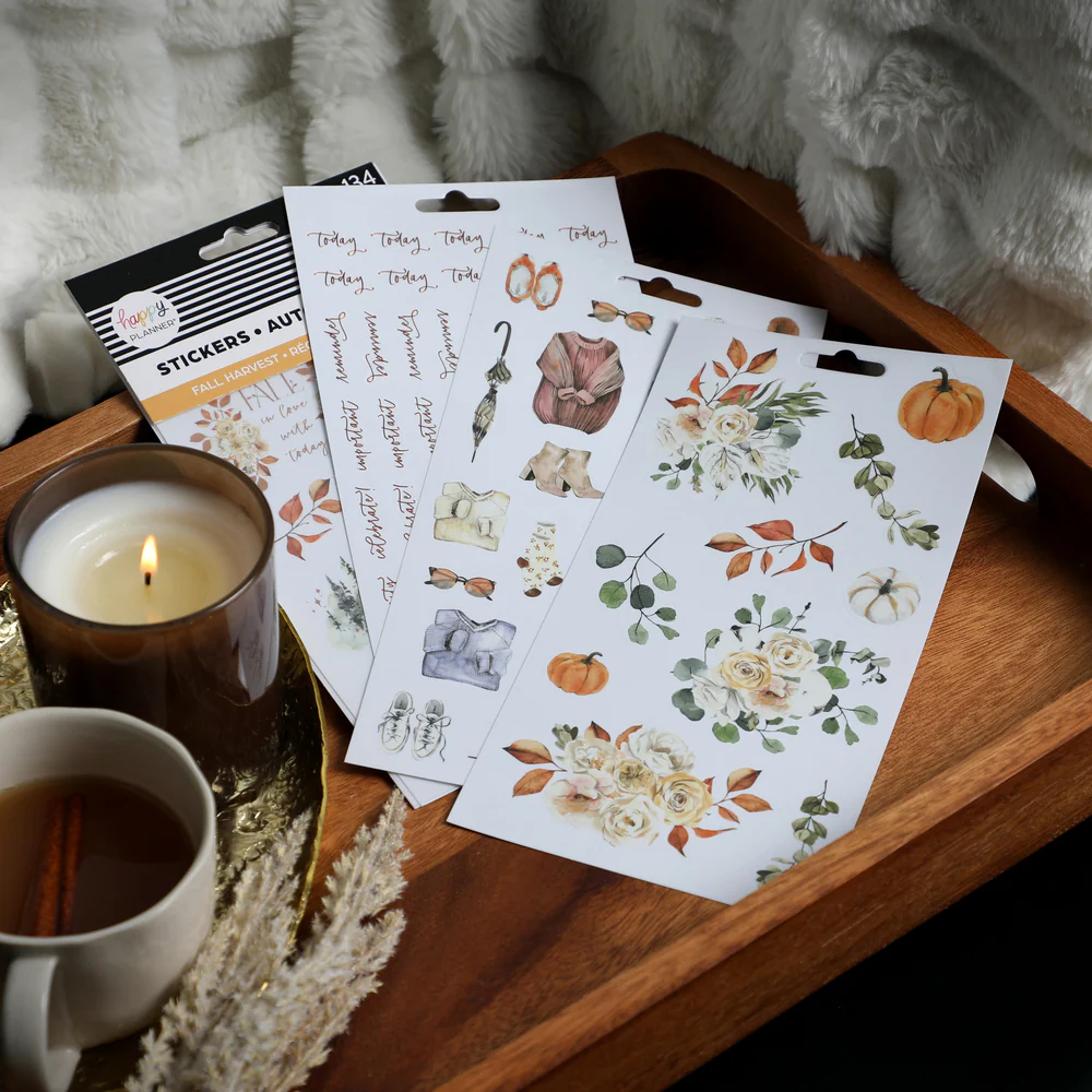 Fall Harvest Stickers - 5 Sheets - Image 3