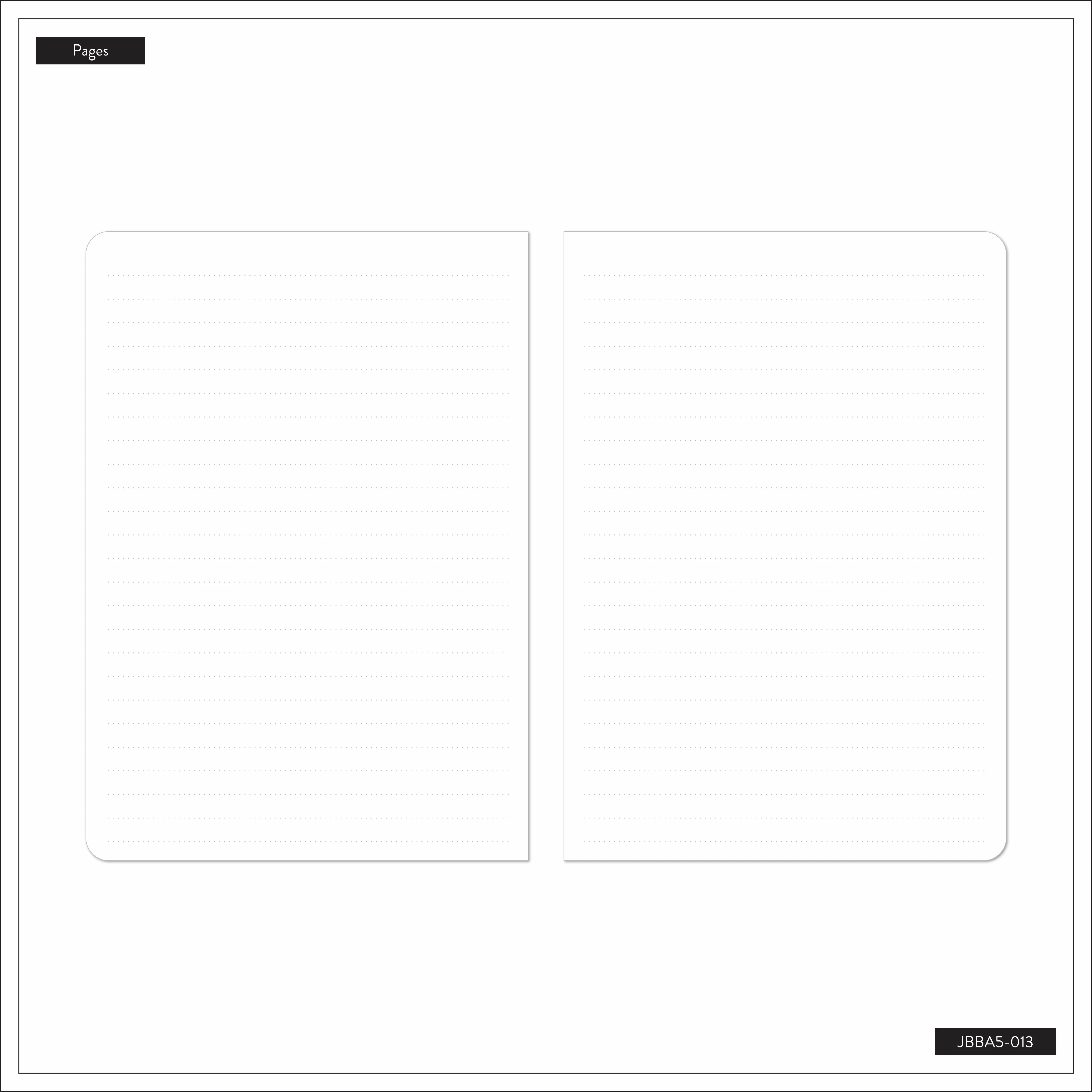 Feathered Flora - Dotted Lined Happy Journal - 80 Sheets - Image 4