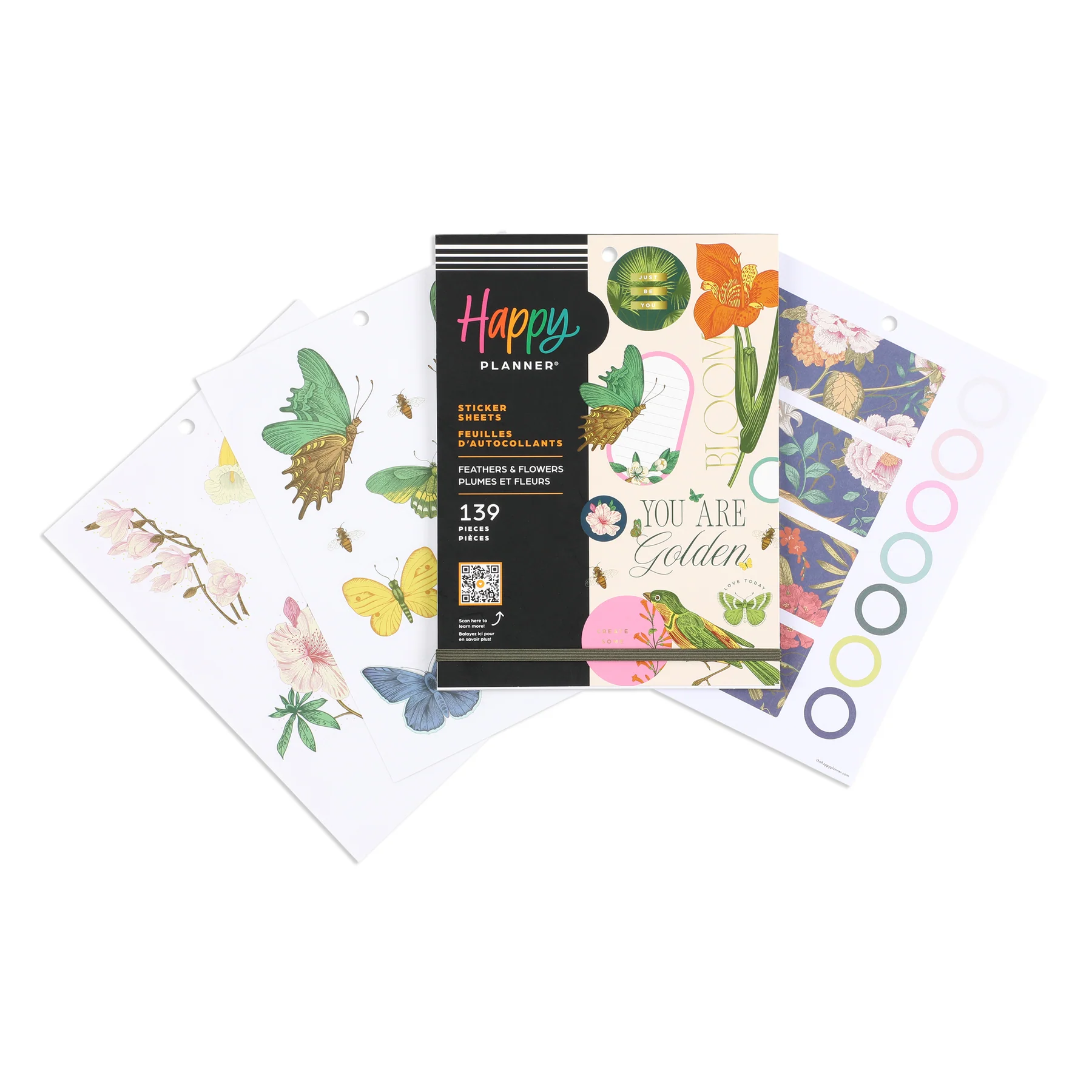 Feathers & Flowers - Large Value Pack Stickers - Image 5