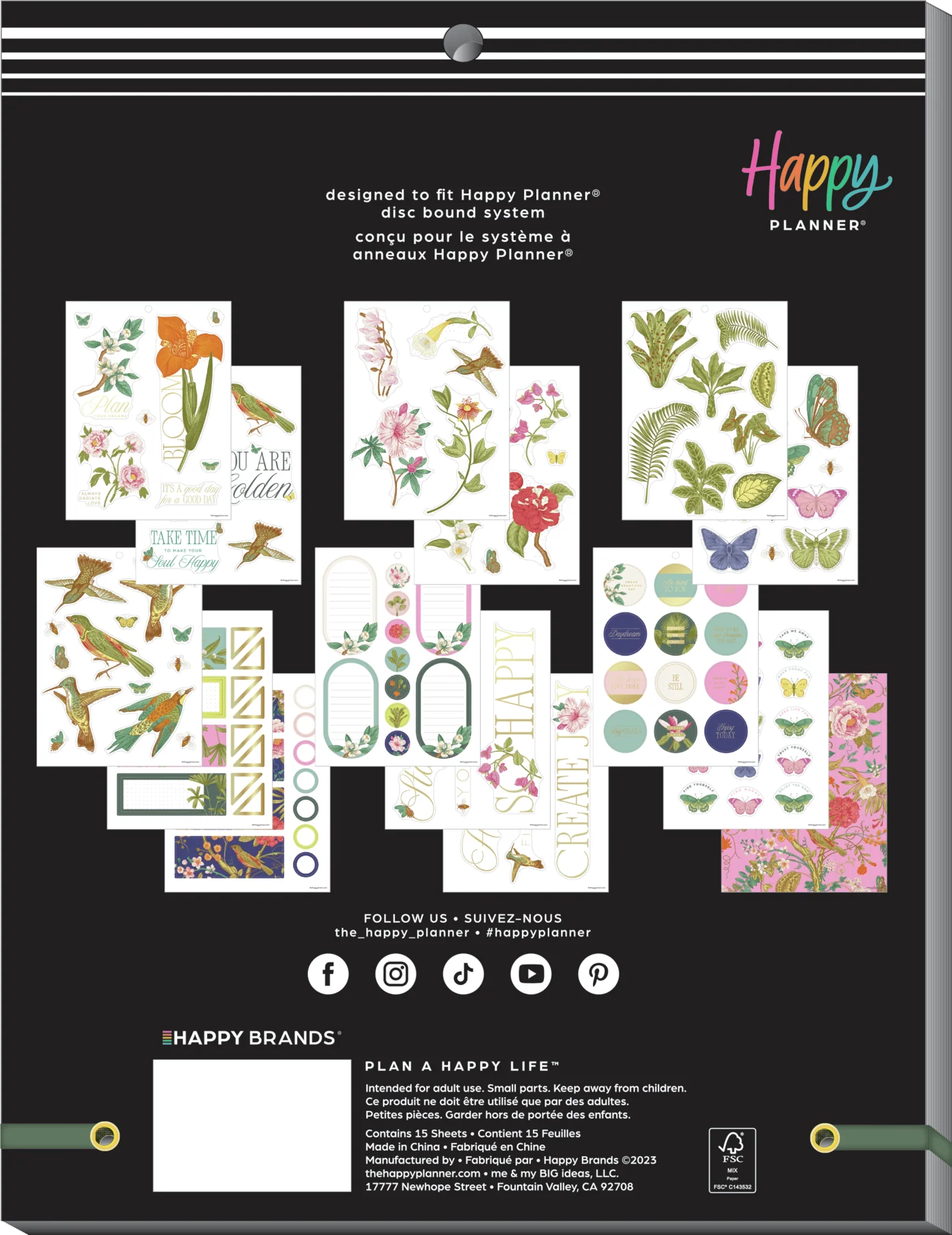 Feathers & Flowers - Large Value Pack Stickers - Image 8