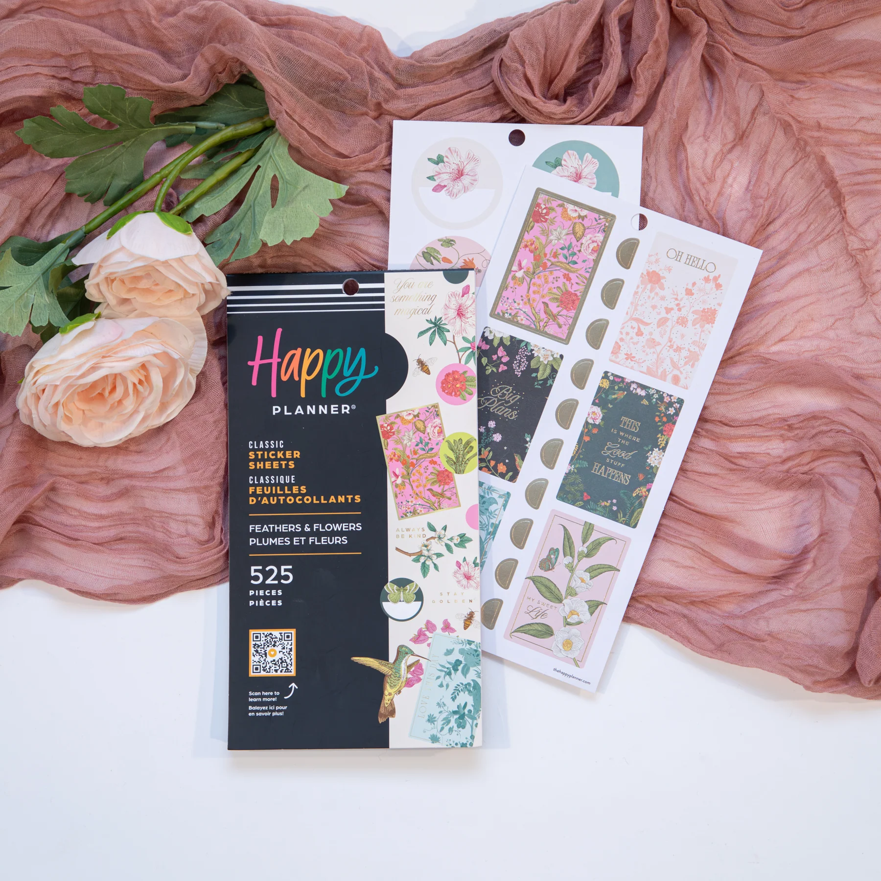 Feathers & Flowers - Value Pack Stickers - Image 3