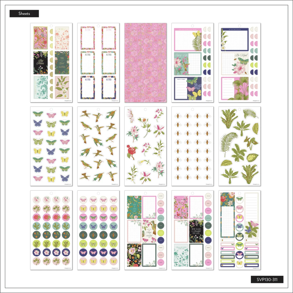Feathers & Flowers - Value Pack Stickers - Image 6