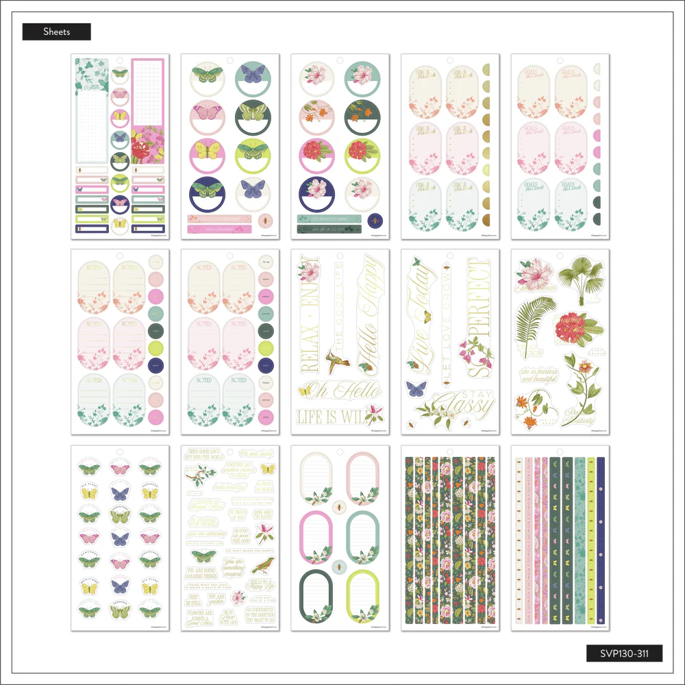 Feathers & Flowers - Value Pack Stickers - Image 7