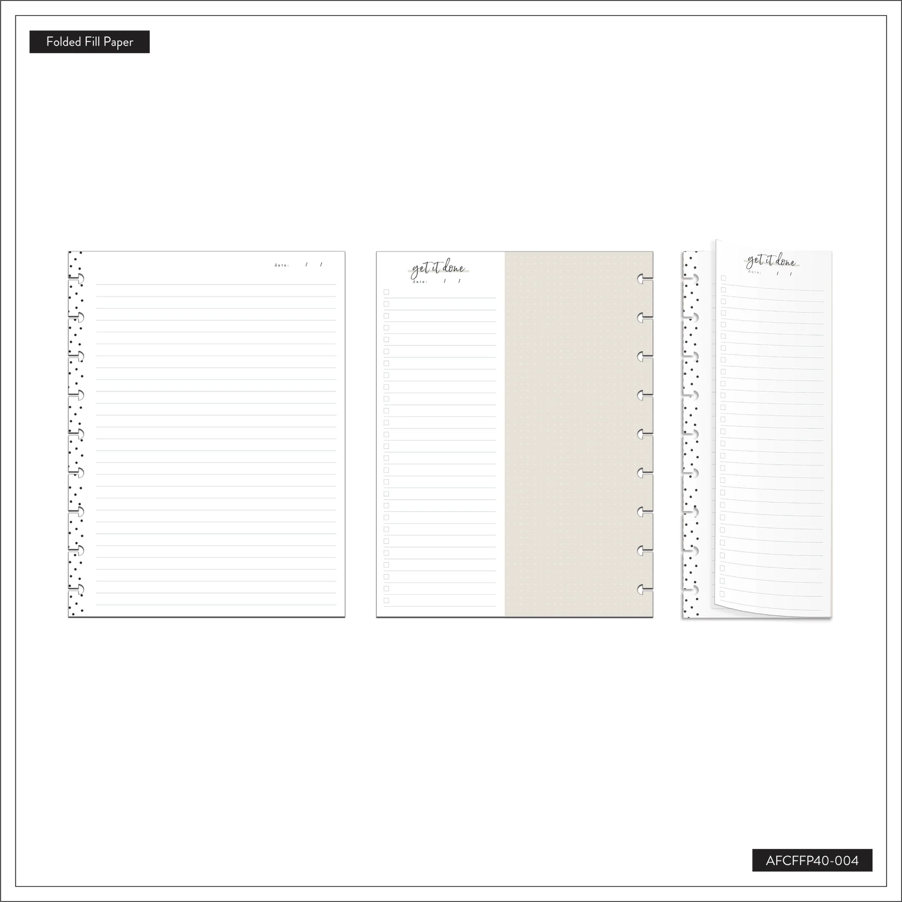 Feeling Dotty Folded Filler Paper - Classic - 40 Sheets - Image 4
