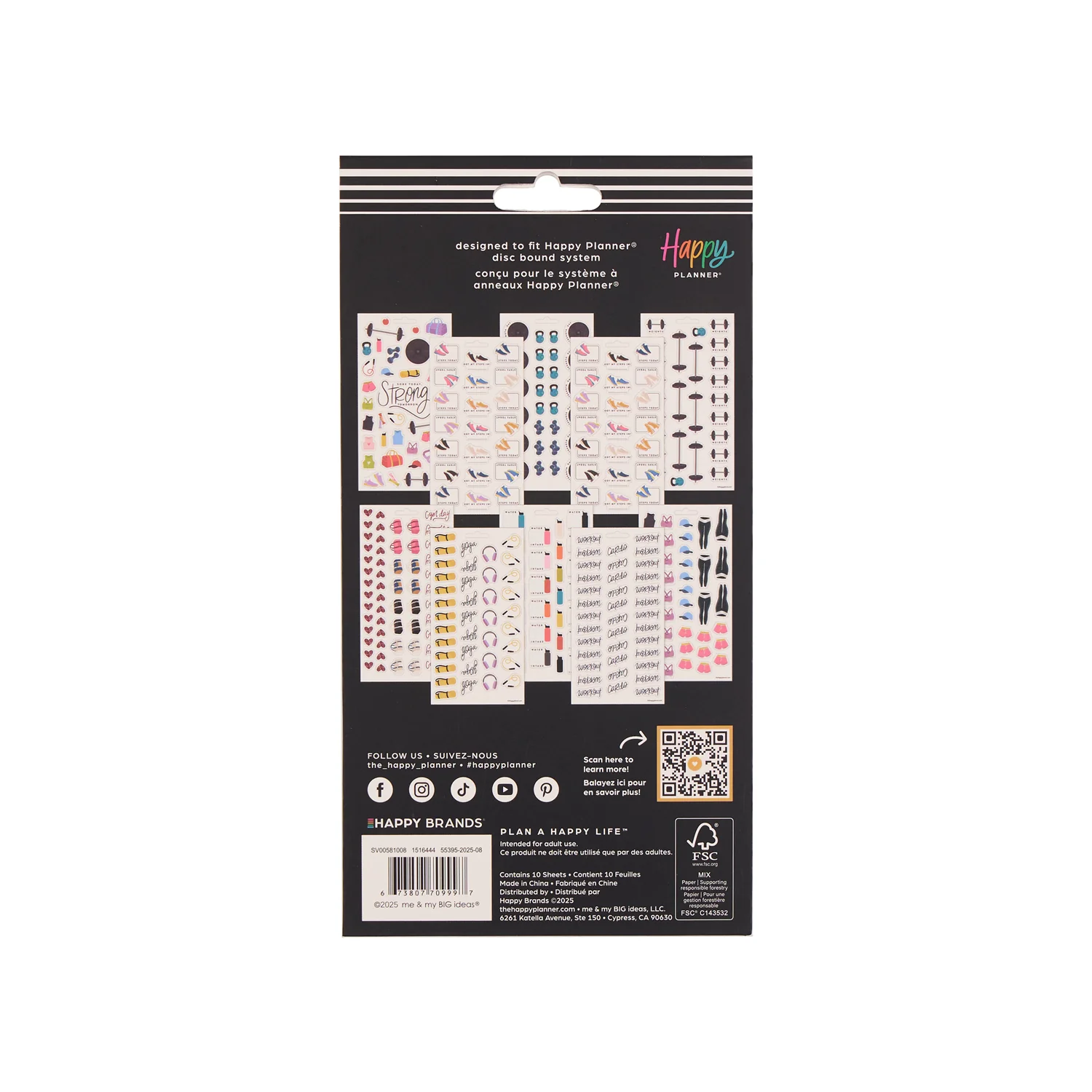 Fitness Icons - 10 Sticker Sheets - Image 10