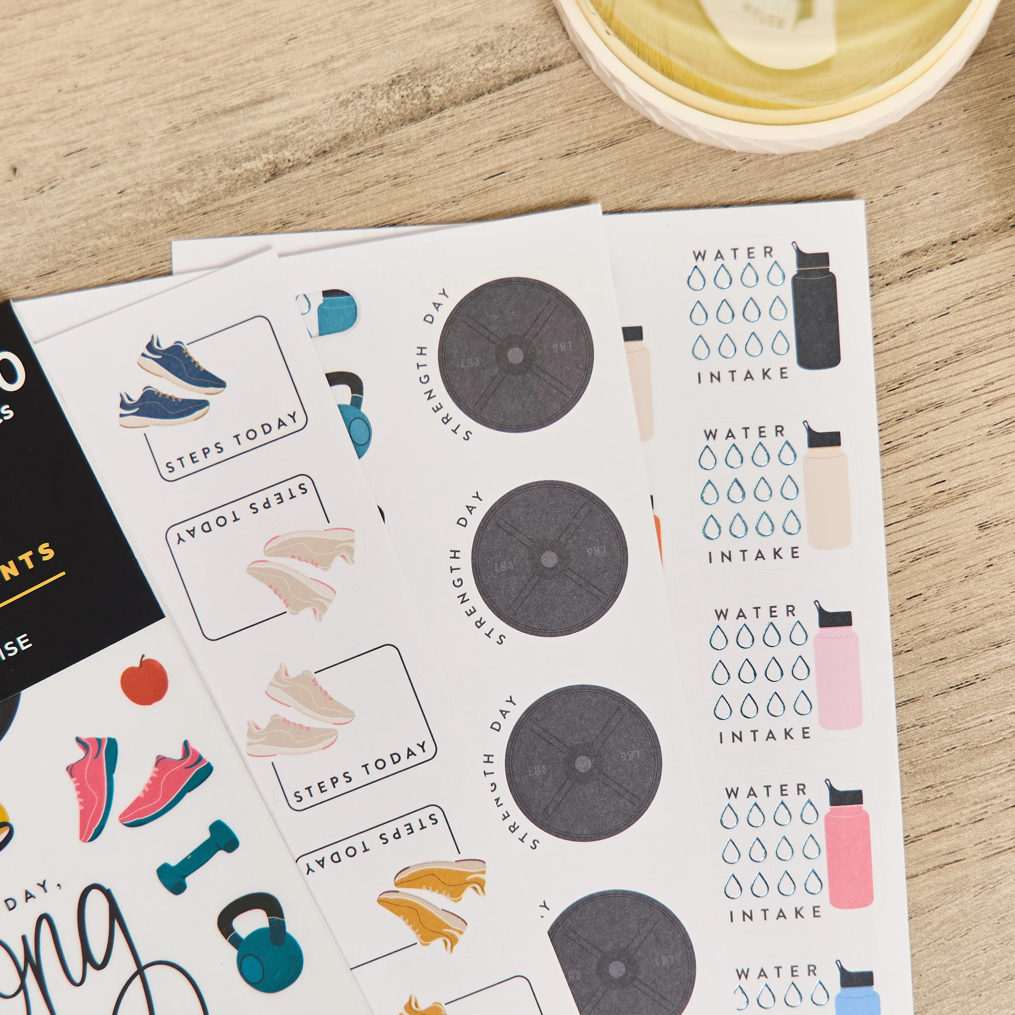Fitness Icons - 10 Sticker Sheets - Image 4