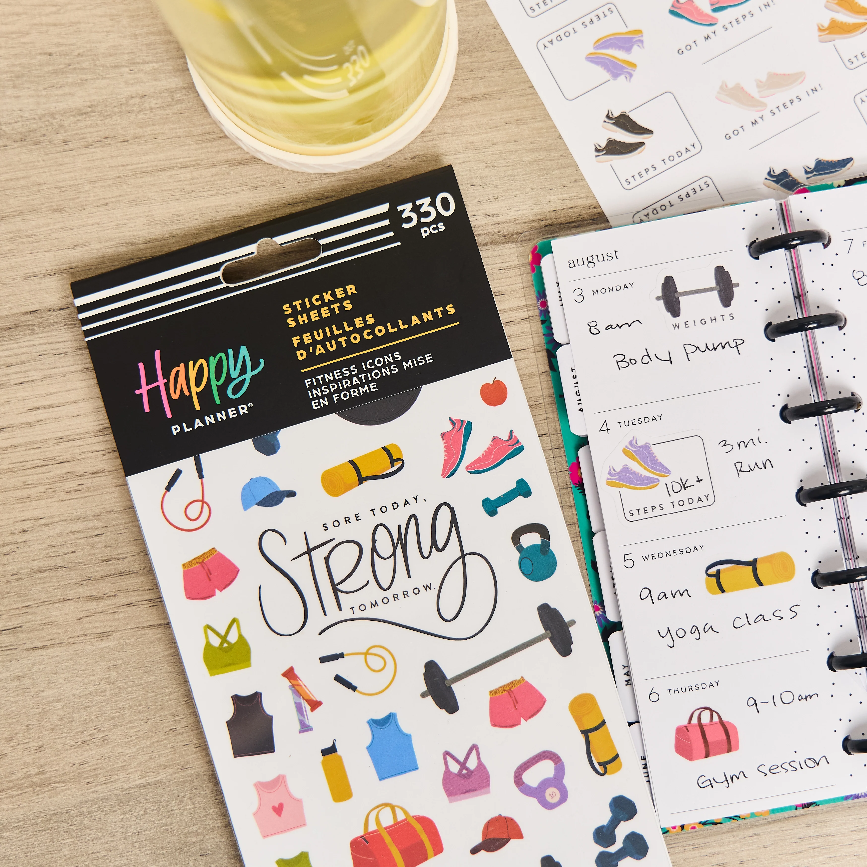 Fitness Icons - 10 Sticker Sheets - Image 6