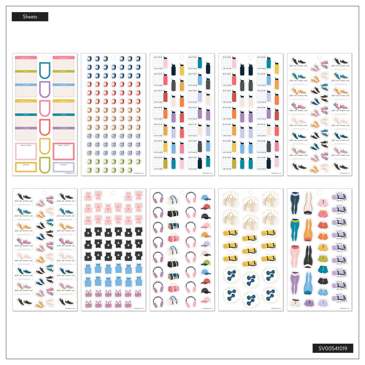 Fitness Icons - Value Pack Stickers - Image 11