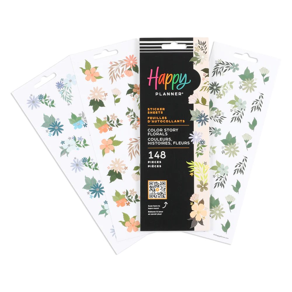 Floral Color Story - 8 Sticker Sheets - Image 2