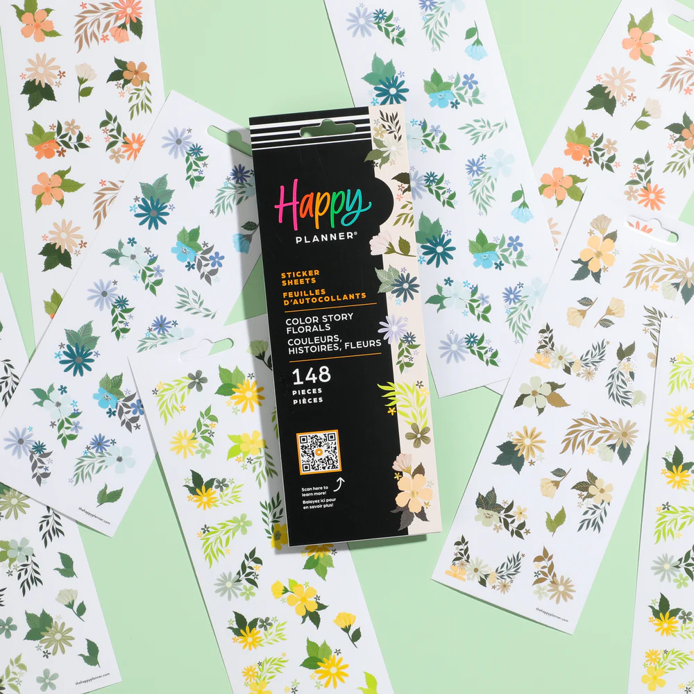 Floral Color Story - 8 Sticker Sheets - Image 3