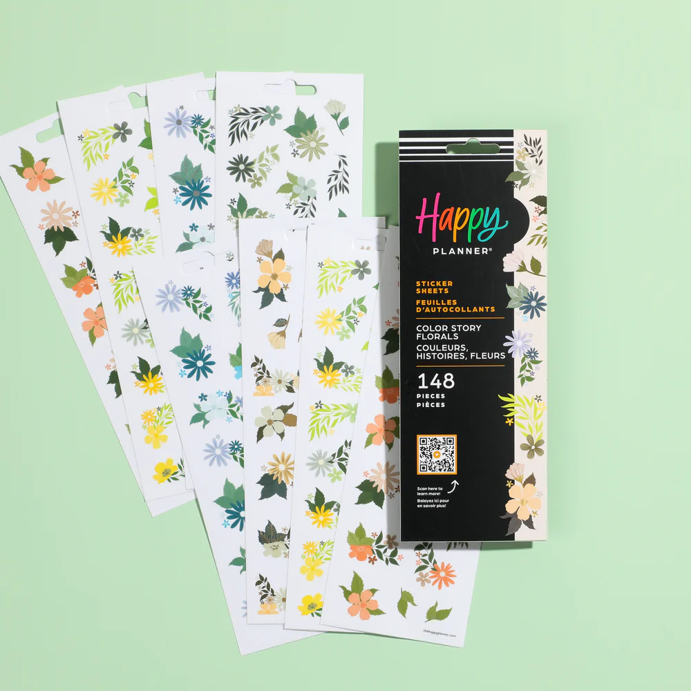 Floral Color Story - 8 Sticker Sheets - Image 4