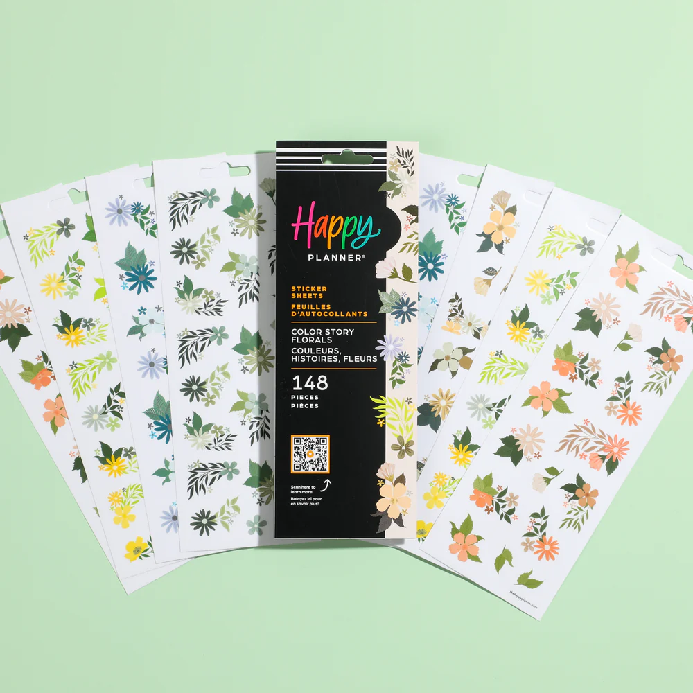 Floral Color Story - 8 Sticker Sheets - Image 5