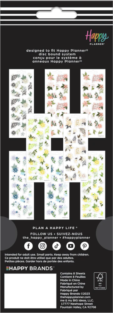 Floral Color Story - 8 Sticker Sheets - Image 7