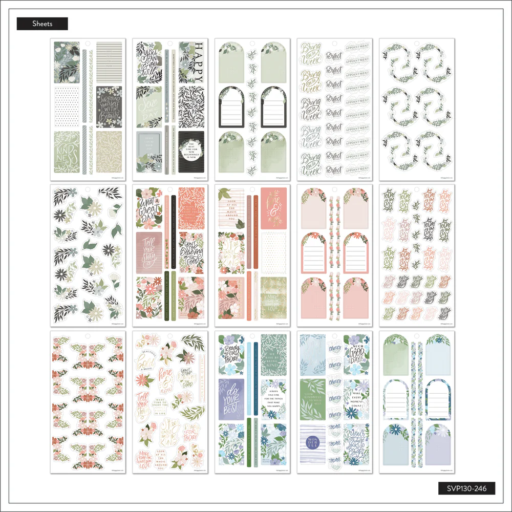 Floral Color Story - Value Pack Stickers - Image 6