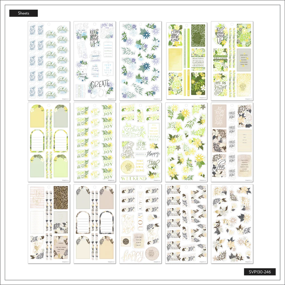 Floral Color Story - Value Pack Stickers - Image 7