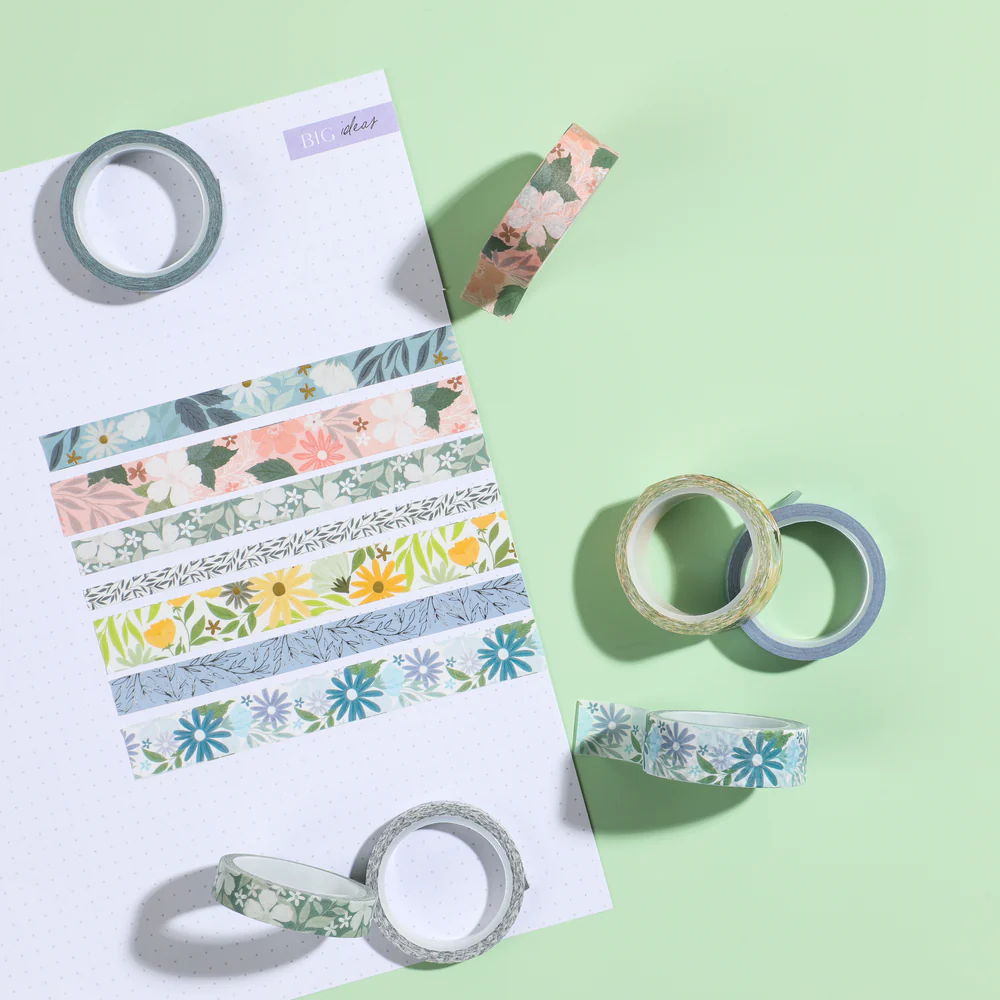 Floral Color Story - Washi Tape - 7 Pack - Image 5