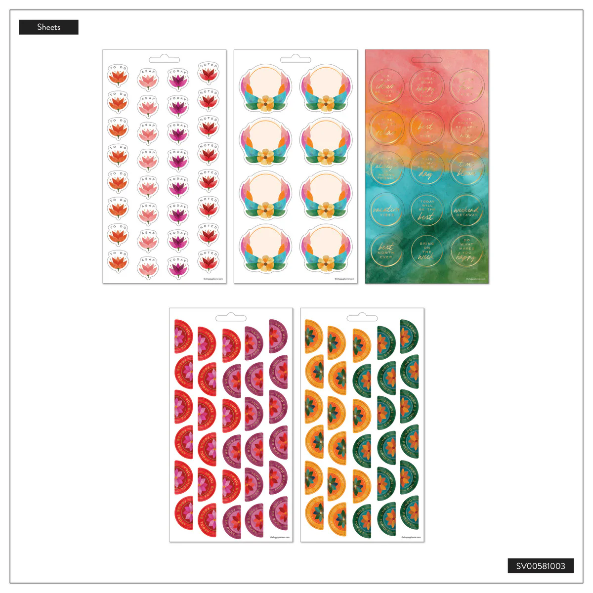 Floral Energy - 10 Sticker Sheets - Image 7