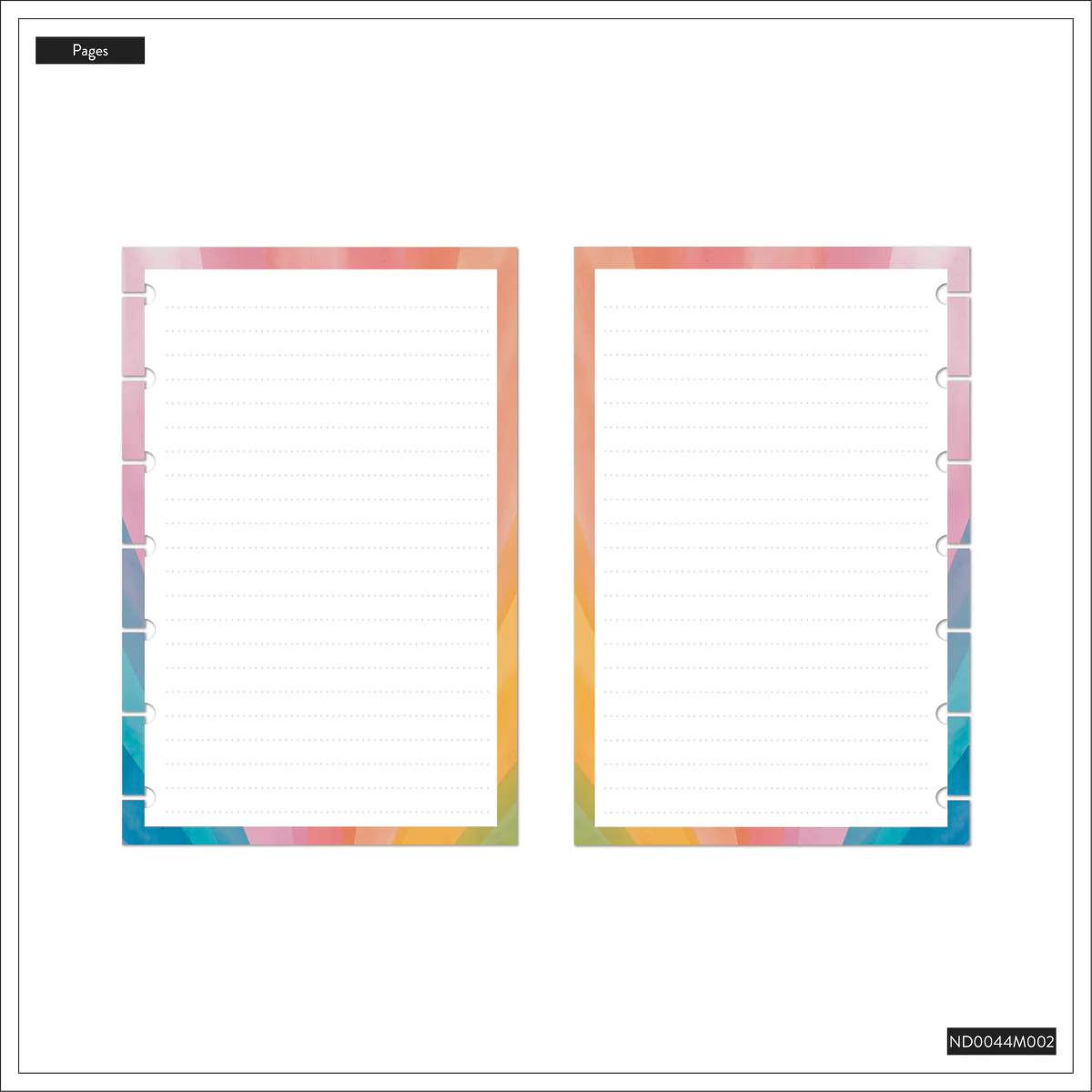 Floral Energy - Dotted Lined Mini Notebook - 60 Sheets - Image 11