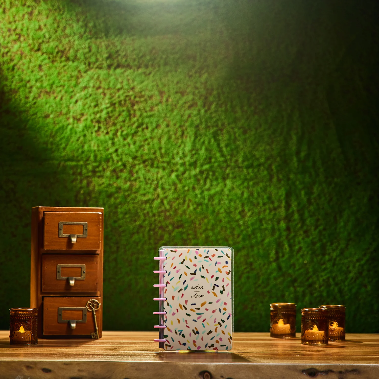Floral Energy - Dotted Lined Mini Notebook - 60 Sheets - Image 3