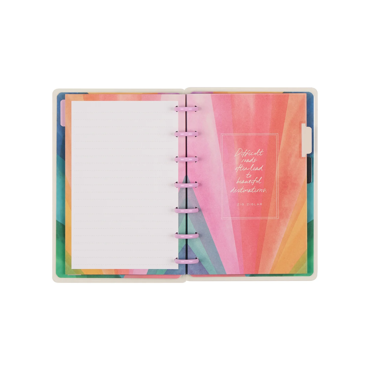 Floral Energy - Dotted Lined Mini Notebook - 60 Sheets - Image 7