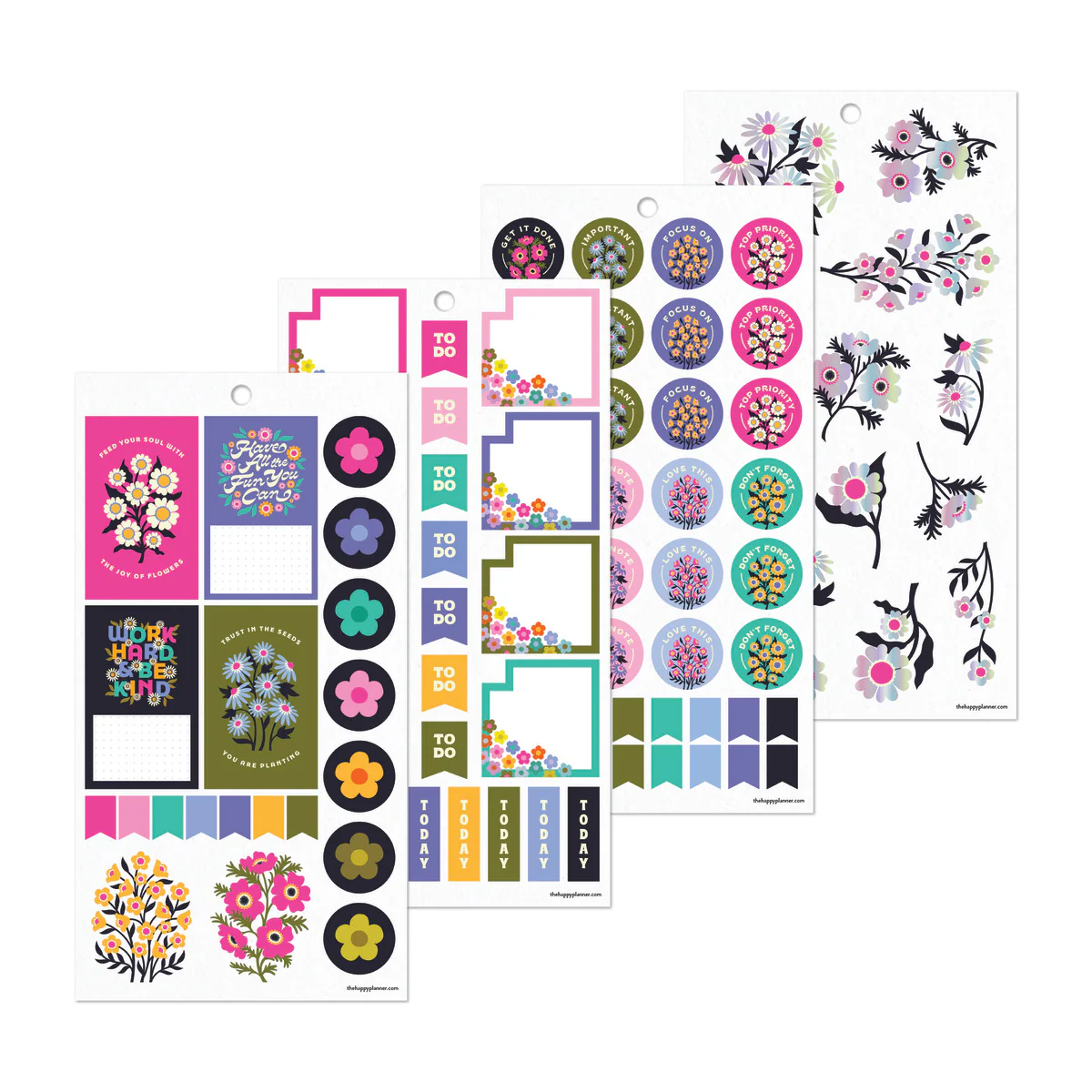 Florescent Florals - Value Pack Stickers - Image 11