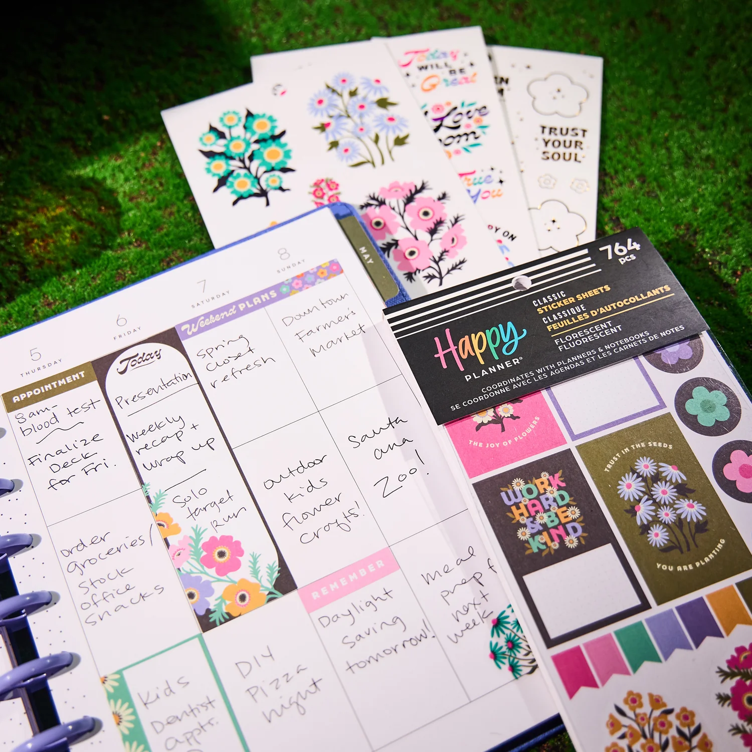 Florescent Florals - Value Pack Stickers - Image 2