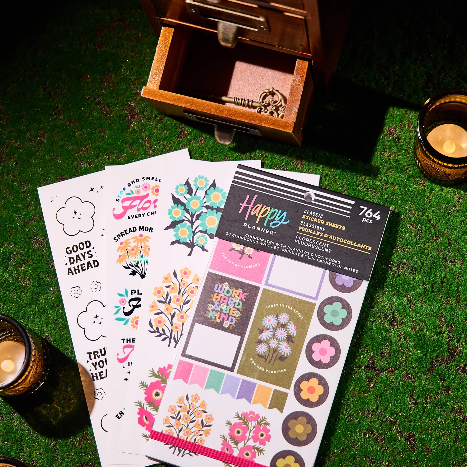 Florescent Florals - Value Pack Stickers - Image 4