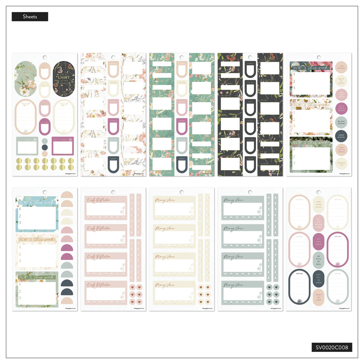 Flourish in Faith - Value Pack Stickers - Image 18