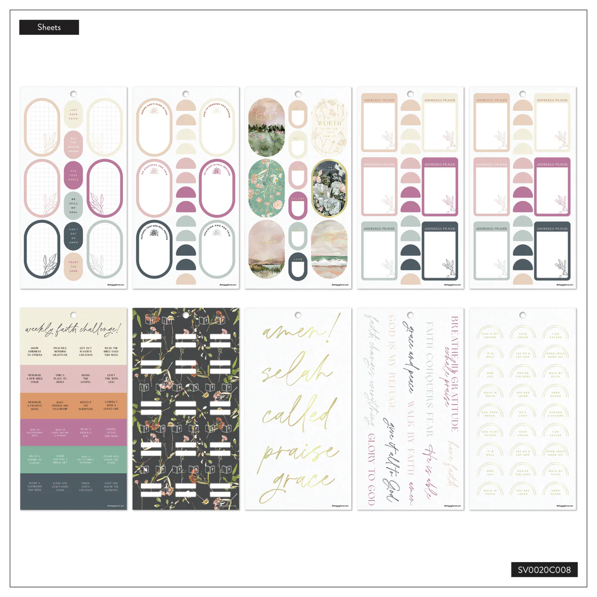 Flourish in Faith - Value Pack Stickers - Image 8