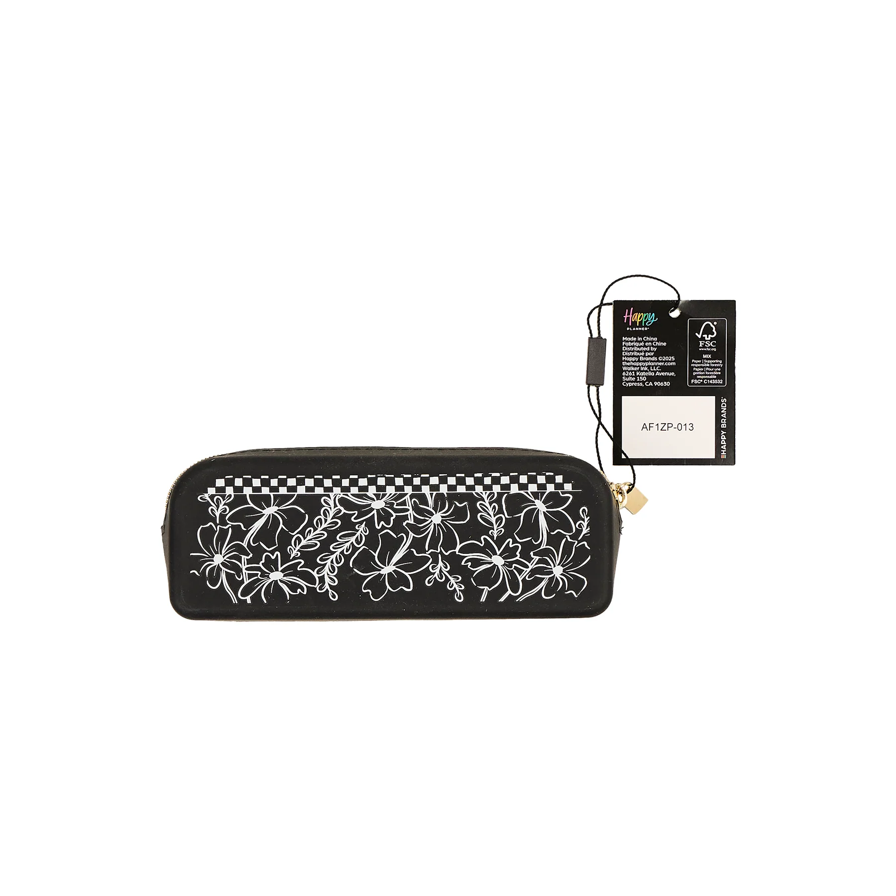 Flower Charm - Silicone Pen & Pencil Zip Pouch - Image 9
