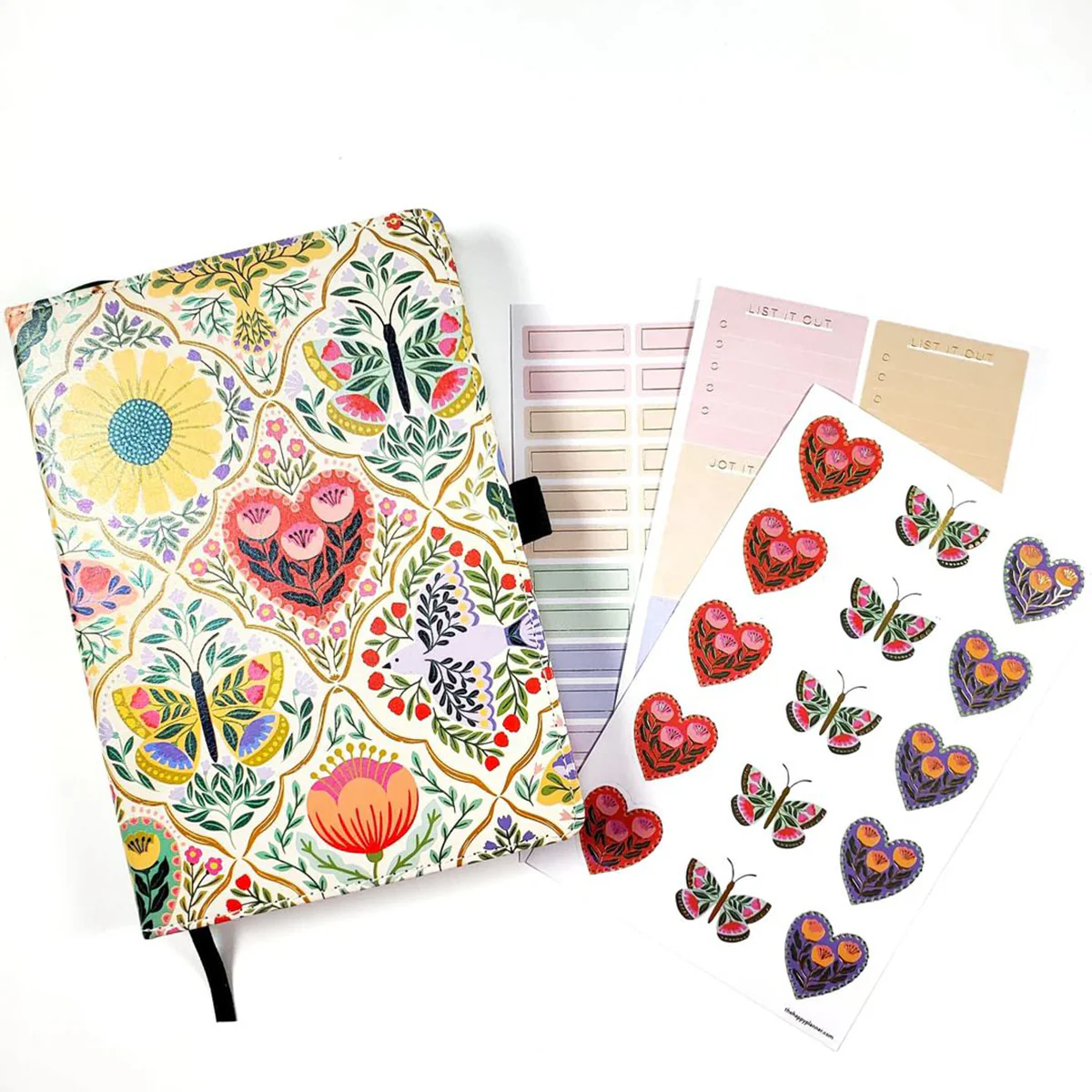 Folk & Flora - Bullet Dot Grid Happy Journal - 80 Sheets - 160 GSM Paper - Image 2