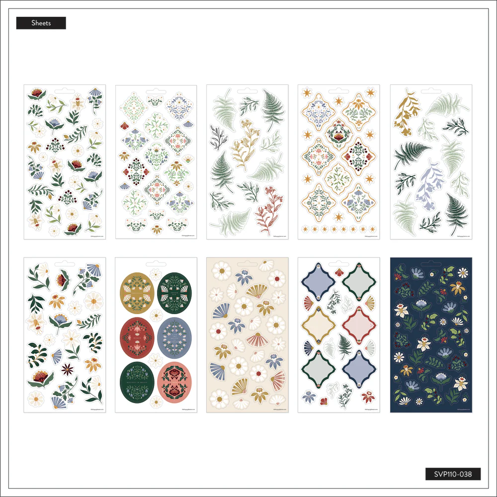 Forest Flowers - 10 Sticker Sheets - Image 5